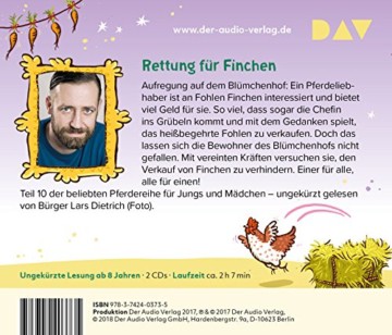 Die Haferhorde – Teil 10: Für kein Heu der Welt: Ungekürzte Lesung mit Bürger Lars Dietrich (2 CDs) (Die Haferhorde: Ungkürzte Lesungen mit Bürger Lars Dietrich) - 2